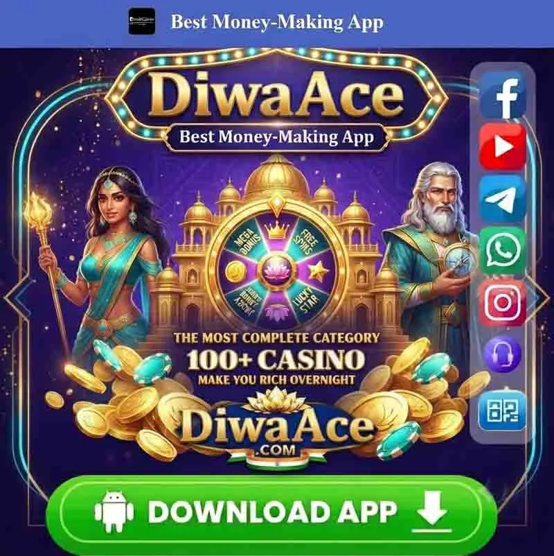 Diwa Ace Games – Explore Exciting Slot & Entertainment Apps Get-₹71